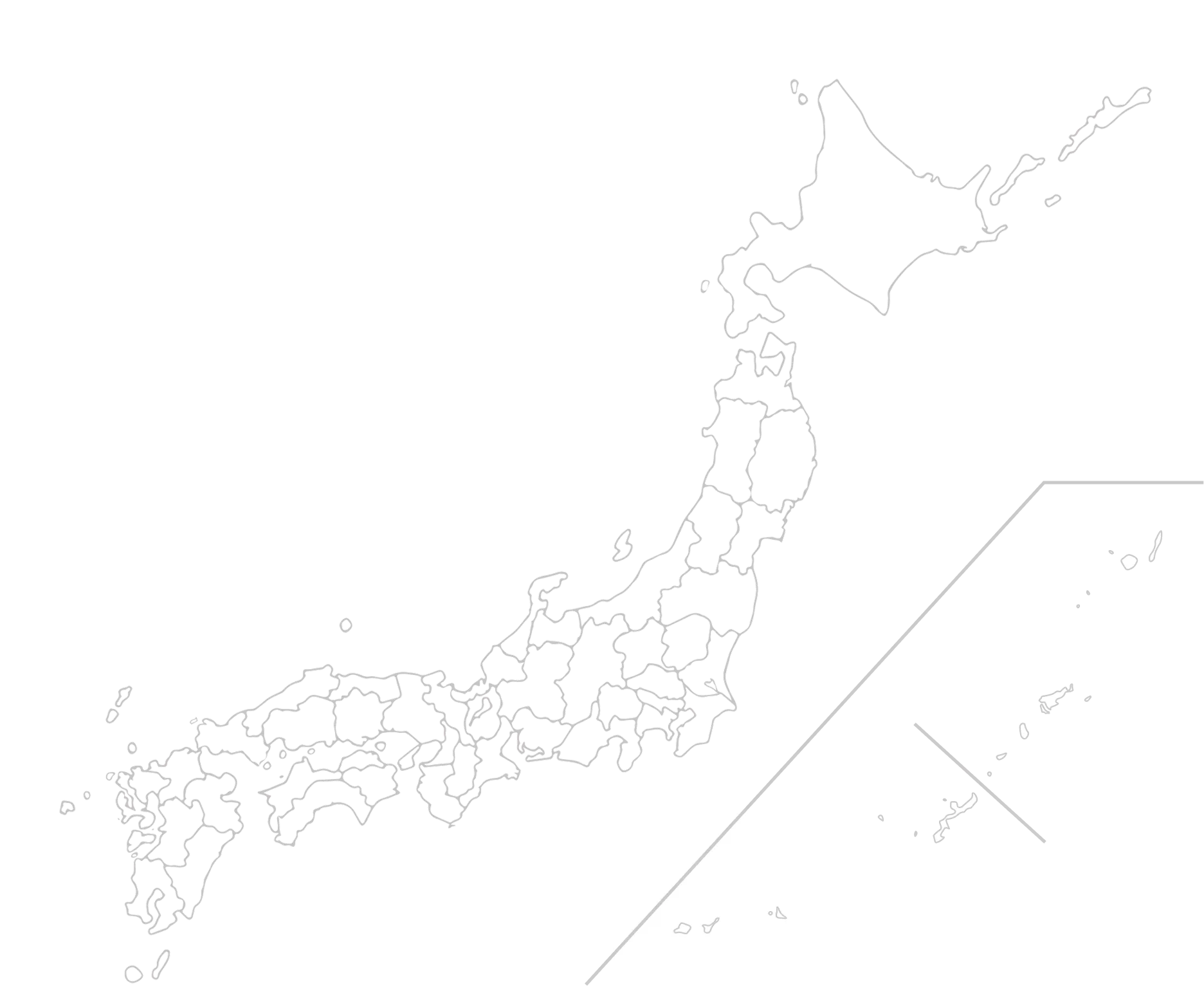 灯台の場所を示す地図